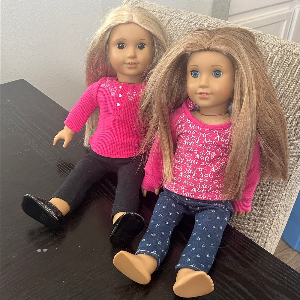 American Girl Dolls Julie and McKenna